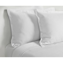 Designers Guild Oakley Matelasse Bedspread Set - Queen, Cotton in White - Closeouts