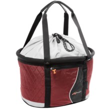 Detours Town and Country Handlebar Basket in Burgundy - Closeouts