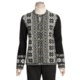 Devold Vrikke Wool Cardigan Sweater - Pewter Clasps Closure  (For Women)