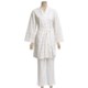 Diamond Tea Cotton Check Robe (For Women)