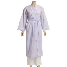 Diamond Tea Cotton Voile Robe (For Women) in Lilac - Closeouts
