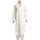 Diamond Tea Linen-Cotton Robe (For Women)
