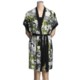 Diamond Tea Paisley Print Wrap Robe - Short, Stretch Fabric (For Women)