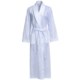 Diamond Tea Semi-Sheer Cotton Stripe Robe - Long Sleeve (For Women)
