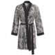 Diamond Tea Short Robe - Silky Print (For Women)