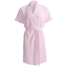 Cotton Zip Hooded Robe (For Women) - Save 58%