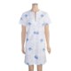 Diamond Tea Waffle Print Robe - Zip Front (For Women)