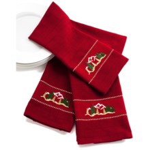 DII Embroidered Dish Towels - Set of 3 in Mountain - Closeouts