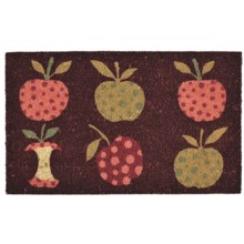 DII Good Apples Coir Door Mat - 18x30” in Apples - Closeouts