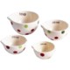 DII Holiday Dots Measuring Cups - Set of 4, Ceramic