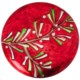 DII Holiday Sprig Serving Plate - Glass