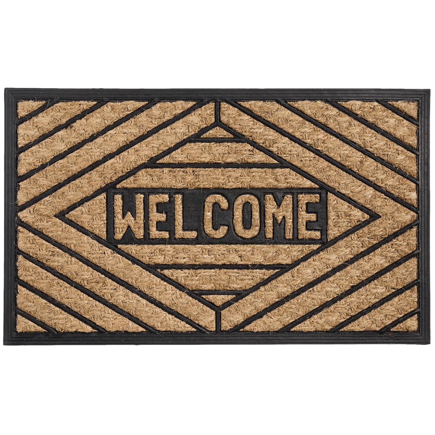 DII Home Essentials Everyday Rubber and Coir Door Mat 18×30”