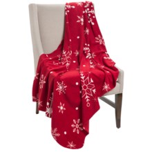 DII Printed Fleece Throw Blanket - 50x60" in Snow Flurry - Closeouts