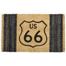 DII Route 66 Coir Door Mat - 18x30” in Route 66 - Closeouts