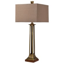 60%OFF 点灯 ダイモンド照明Bunkerhillアンティーク真鍮テーブルランプ Dimond Lighting Bunkerhill Antique Brass Table Lamp画像