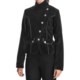 Dimri Velvet Asymmetrical Jacket (For Women)
