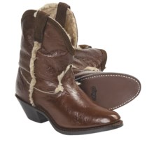 Dingo 5 Below Cowboy Boots - Shearling Lining (For Women) in Tan - Closeouts