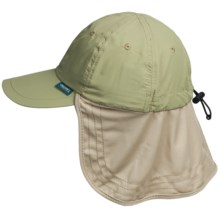 Discovery Expedition Cool Comfort Flap Cap (For Men and Women) in Khaki - Closeouts