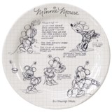 Disney Sketch Book Dinner Plate - Set of 4