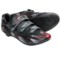 DMT Speed Road Cycling Shoes - 3-Hole (For Men) in Black/Red