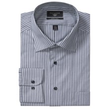 Dockers Smith Stripe Sport Shirt - Long Sleeve (For Men) in Light Grey - Closeouts