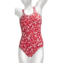 Dolfin Chloroban® DBX Back Competition Suit - UPF 50+ (For Women) in Spyda Red - Closeouts