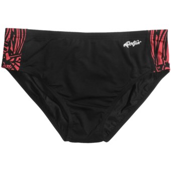 Dolfin Grafika Racer Brief Swimsuit - UPF 50+ (For Men) in Flash