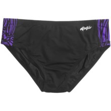 Dolfin Grafika Racer Brief Swimsuit - UPF 50+ (For Men) in Purple - Closeouts