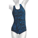 Dolfin Ocean Aquashape Conservative Swimsuit - 1-Piece, Chloroban, UPF 50 (For Women)