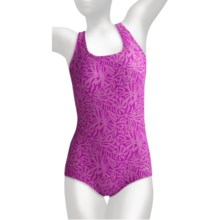 Dolfin Ocean Aquashape High-Performance Swimsuit - Muscle Back, 1-Piece (For Women) in Kahla Magenta - Closeouts