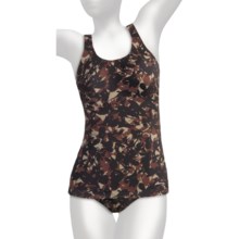Dolfin Ocean Aquashape Swimsuit - One-Piece, Scoop Back, UPF 50+ (For Women) in Morea Brown - Closeouts