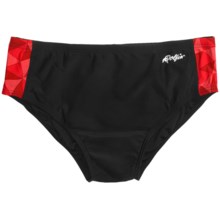 Dolfin Rubix Racer Swimsuit - Briefs (For Men) in Red - Closeouts