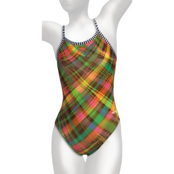 Dolfin Uglies Practice Swimsuit - 1-Piece (For Girls and Women) in Preppy