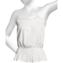 Donna Nicole Jersey Knit Tube Top (For Women) in White - Closeouts