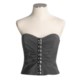 Donna Ricco Collection Bustier Stretch Taffeta Bustier with Faceted Jet Trim (For Women)
