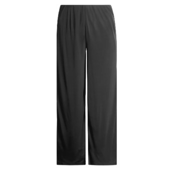 Donna Ricco Collection Jersey Pants with Stretch Lining (For Women) in Black