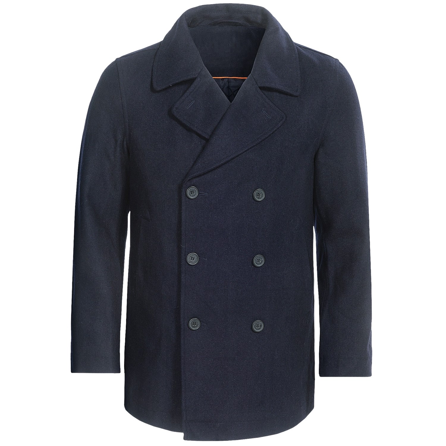Double-Breasted Pea Coat - Wool Blend, Insulated (For Men) - Save 49%