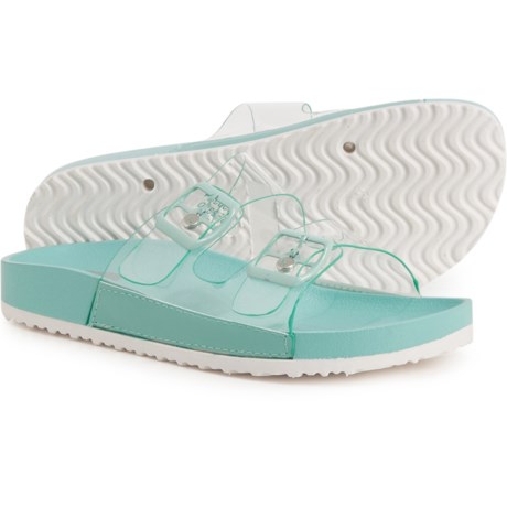 Dolce Vita Double-Buckle Slides (For Girls) - MINT (5 )