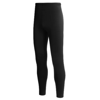 Double Diamond by Black Diamond Sportswear Long Underwear Bottoms - Tights (For Men and Women) in Black