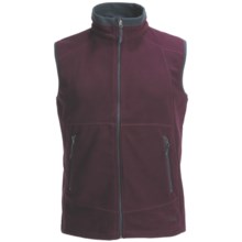 Double Diamond by Black Diamond Sportswear Taconic Vest - Fleece (For Men) in Merlot - Closeouts