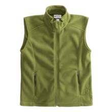 Double Diamond by Black Diamond Sportswear Taos Fleece Vest (For Girls) in Grasshopper - Closeouts
