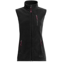 Double Diamond Sportswear Bristol Fleece Vest (For Women) in Black - Closeouts