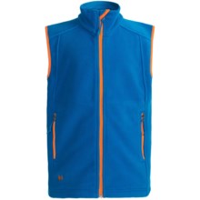 Double Diamond Sportswear Danby Fleece Vest (For Kids) in Clear Blue - Closeouts