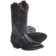 Double H 12” Smooth Leather Cowboy Boots - R-Toe (For Women)
