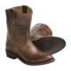 Double H Casual Western Cowboy Boots - Leather, Round Toe (For Women)