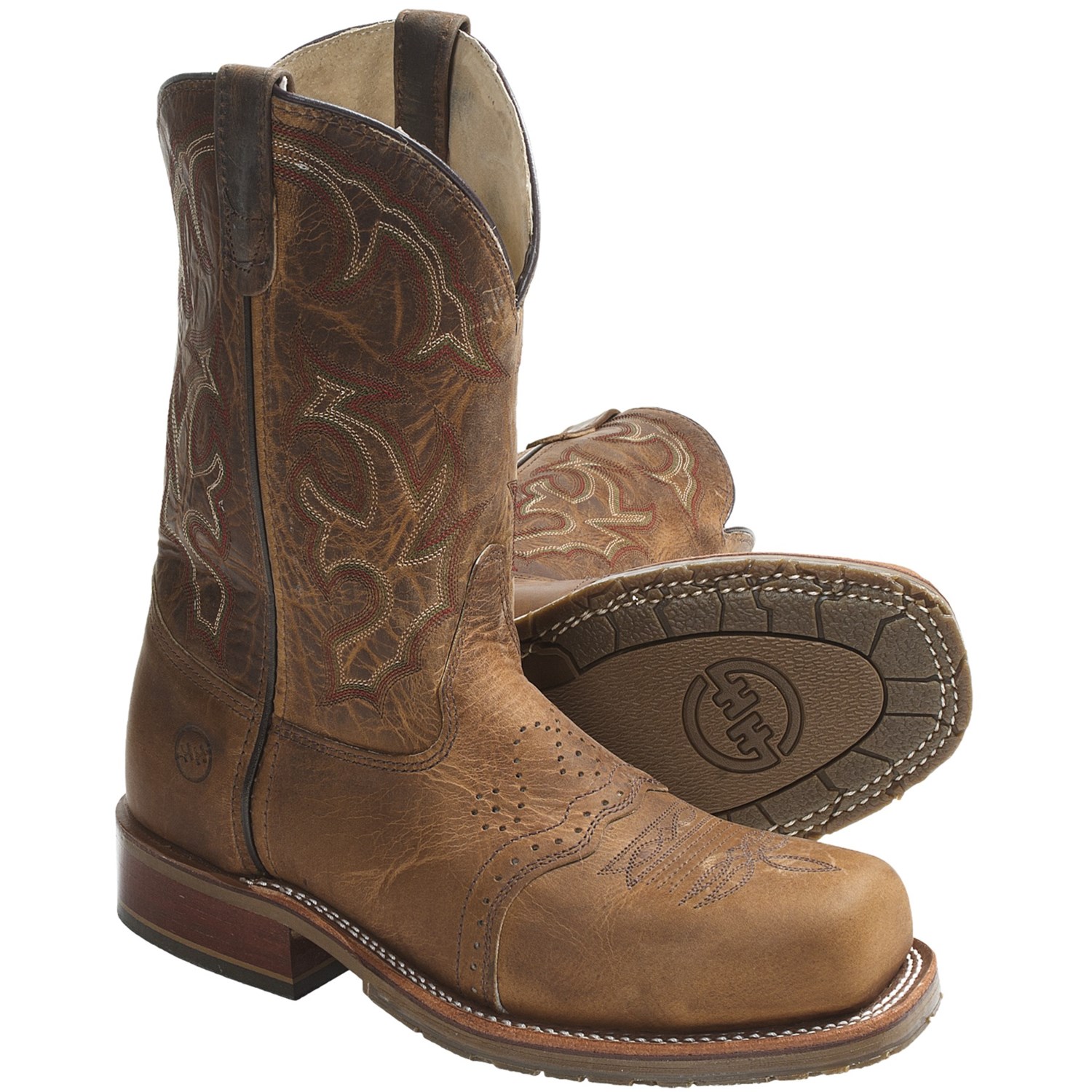 mens low cut square toe boots