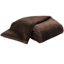 DownTown Cashmere-Soft Blanket - Twin in Dark Brown - Closeouts