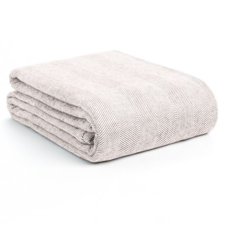 DownTown Herringbone Blanket Twin Egyptian Cotton