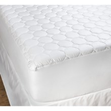 DownTown Luxury Mattress Pad - Cotton, Twin in White - Closeouts
