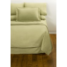 DownTown Paula Sheet Set - California King, 400 TC Egyptian Cotton in Moss - Closeouts